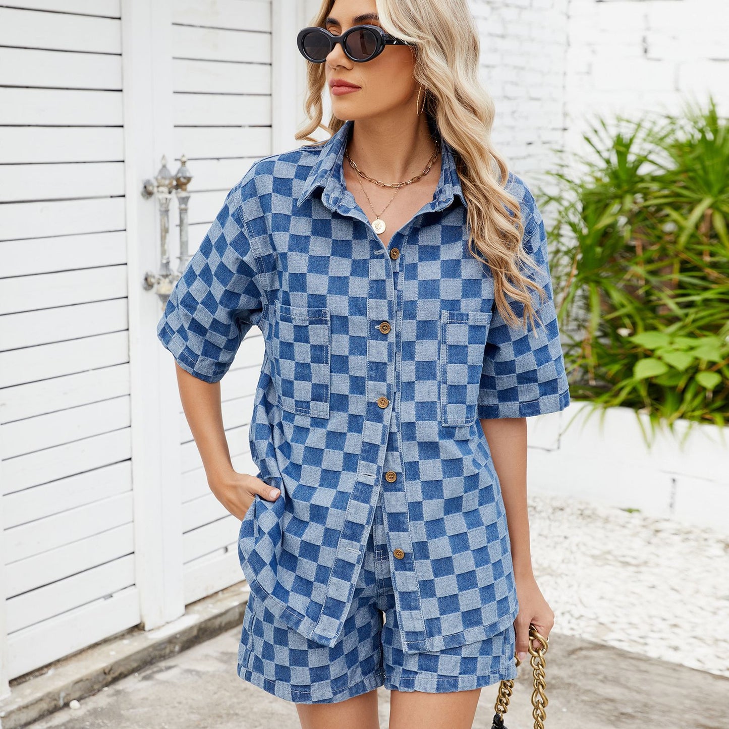 Women's Clothing Fashion Wash Casual Loose Outfit